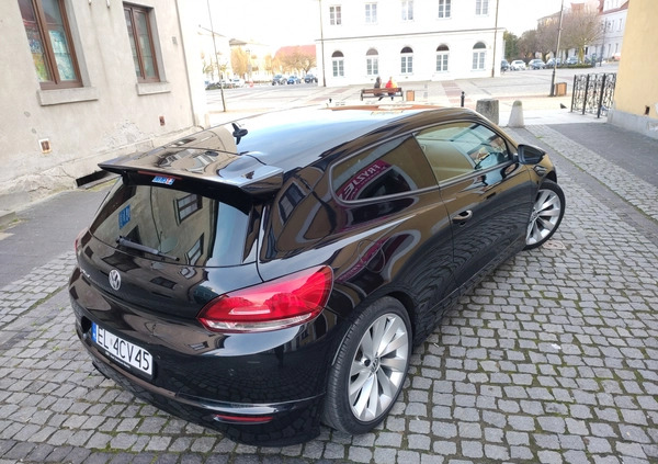 Volkswagen Scirocco cena 38999 przebieg: 153000, rok produkcji 2010 z Łęczyca małe 277
